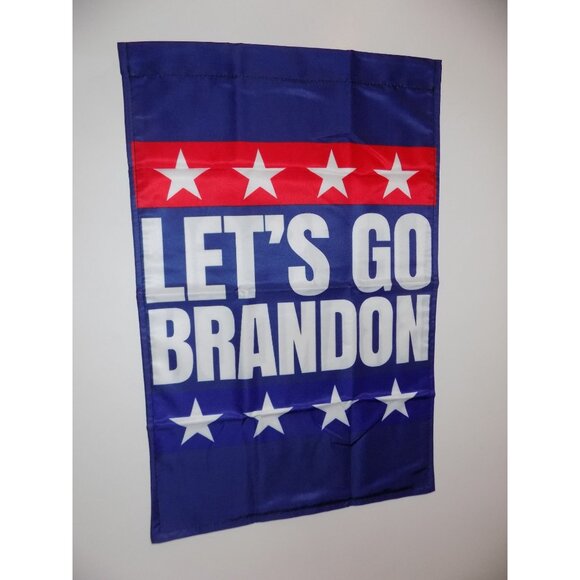 Let's Go Brandon YardGarden Flag - Humor, Funny, Political Man Cave Flags - Picture 1 of 1
